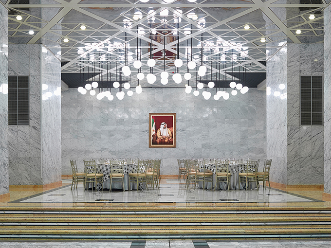 Philip Cheung, "Banquet, Khor al Maqta, Abu Dhabi," 2015 from 'The Edge'