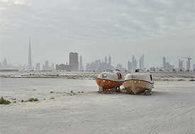 Philip Cheung, "Lifeboats, Al Jaddaf, Dubai," 2015